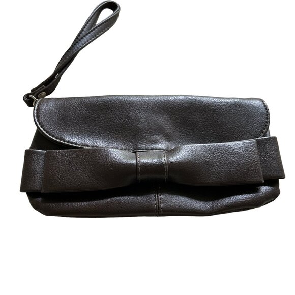 Aldo Brown Bow‎ Clutch/Wristlet - Picture 1 of 5
